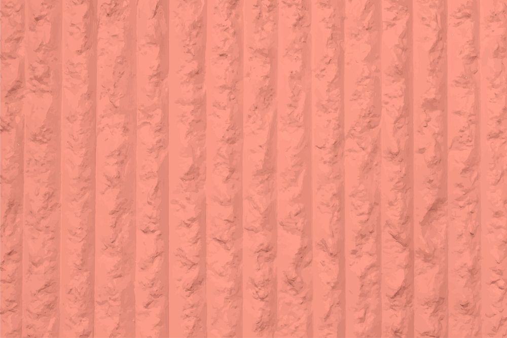 Orange striped concrete wall textured background vector