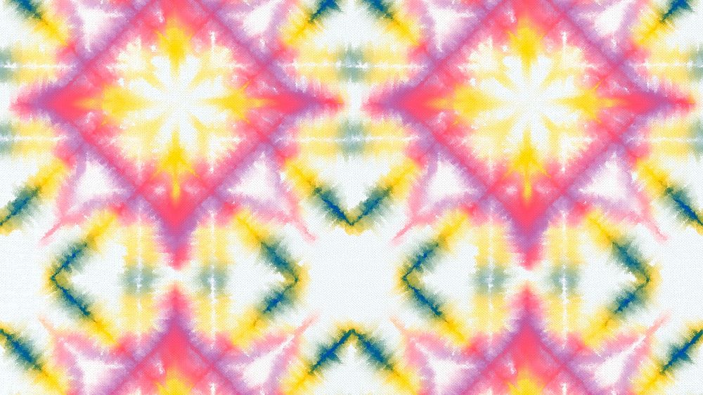 Tie dye pattern background psd with colorful watercolor paint