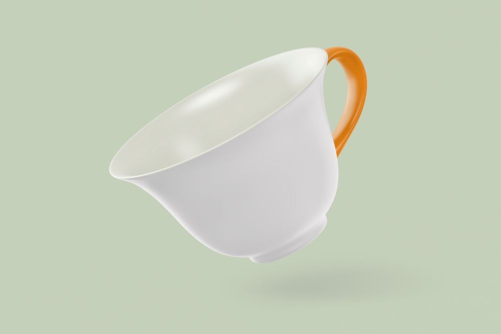 White tea cup, product design Free Photo rawpixel