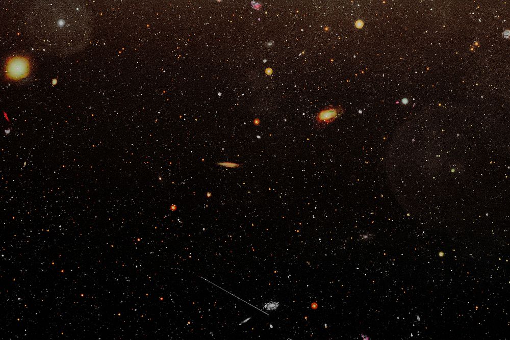 Realistic galaxy background, outer space, HD image
