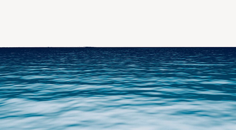 Blue ocean border background, aesthetic design psd