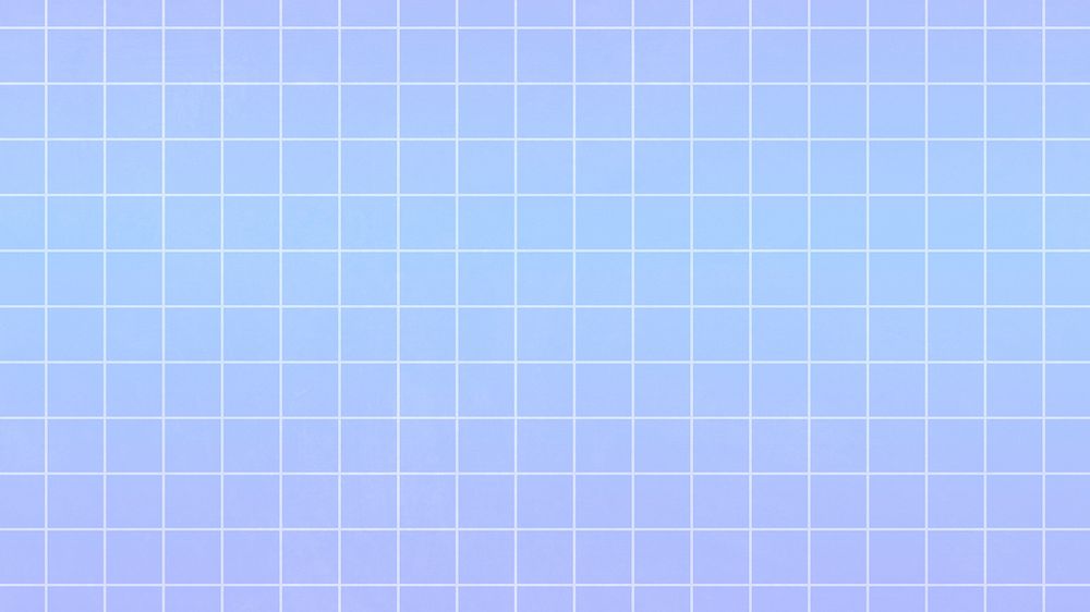 Blue grid desktop wallpaper, aesthetic design