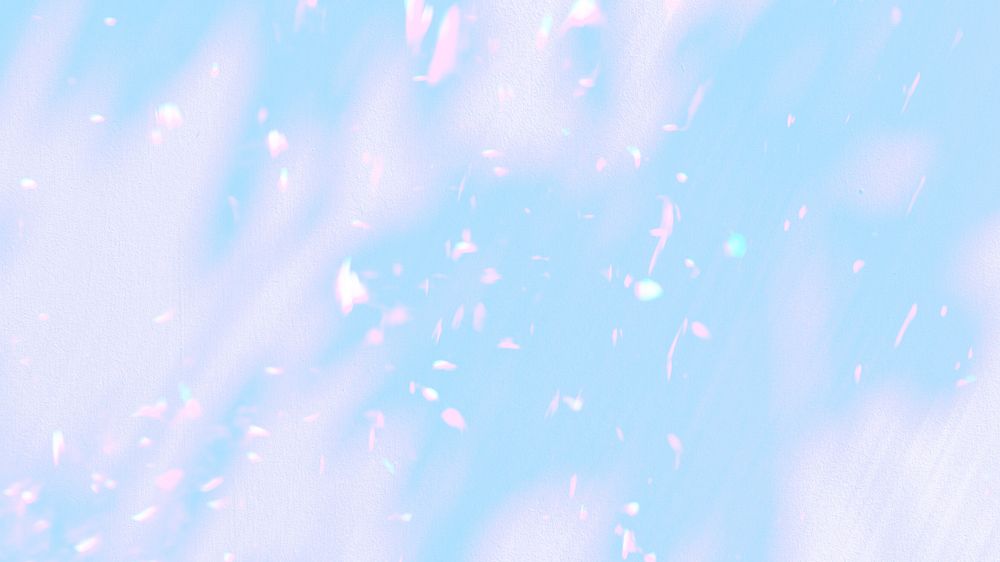 Abstract blue iridescent desktop wallpaper