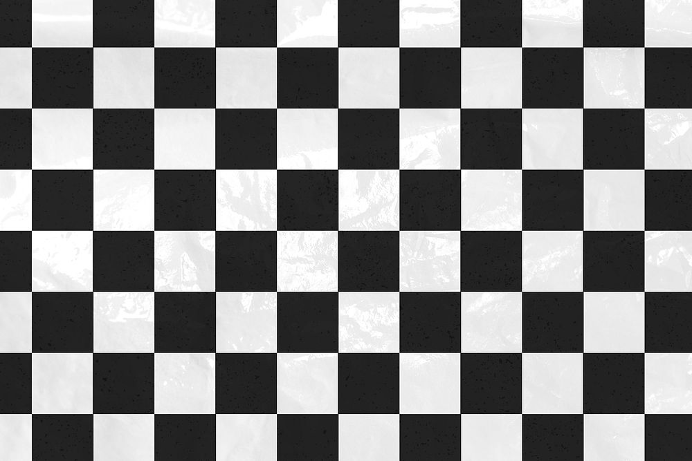 Checkered pattern background, plastic paper texture