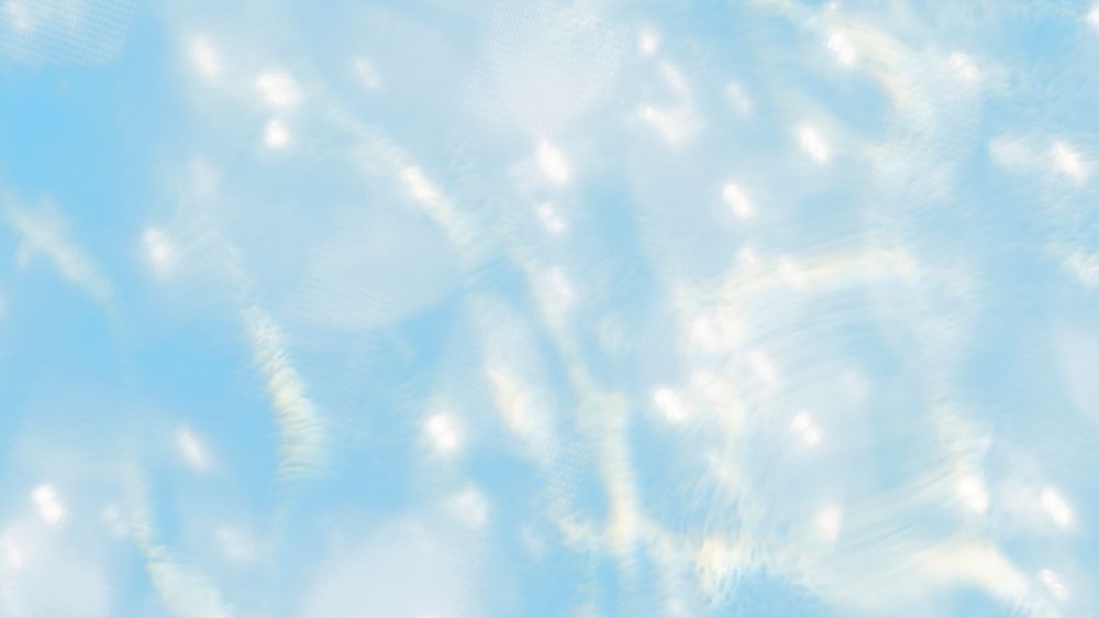 Blue sparkly desktop wallpaper, aesthetic background