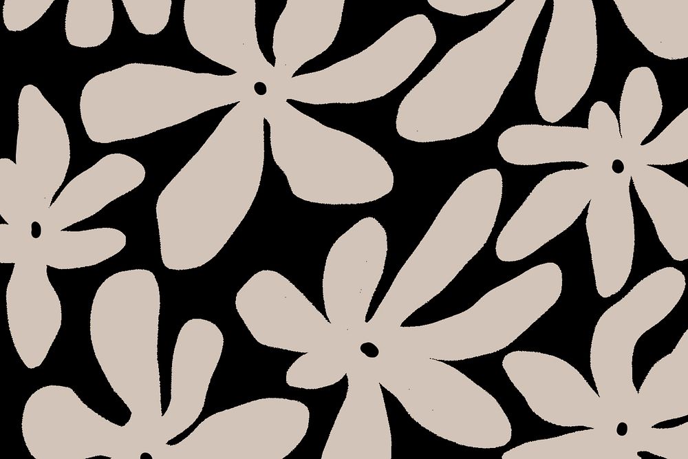 Beige floral pattern background,  flower design