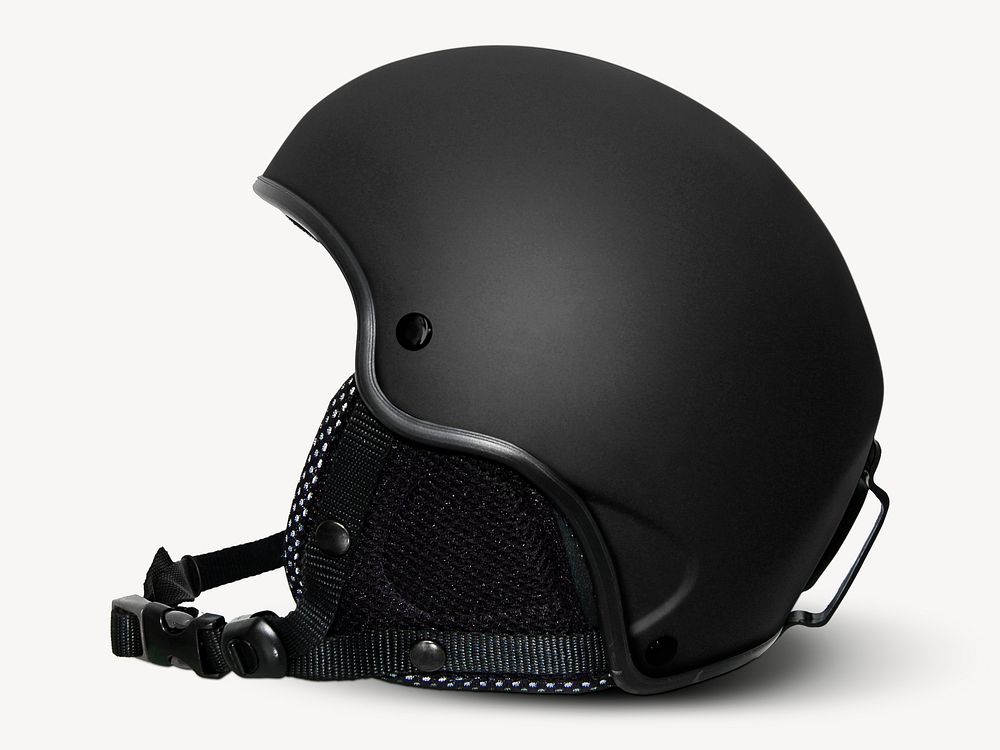 Black helmet collage element, safety | Premium PSD - rawpixel