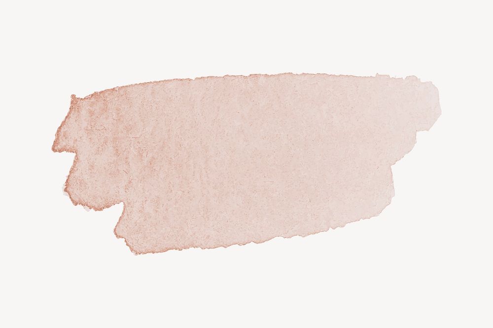 Pink brushstroke design on off white background