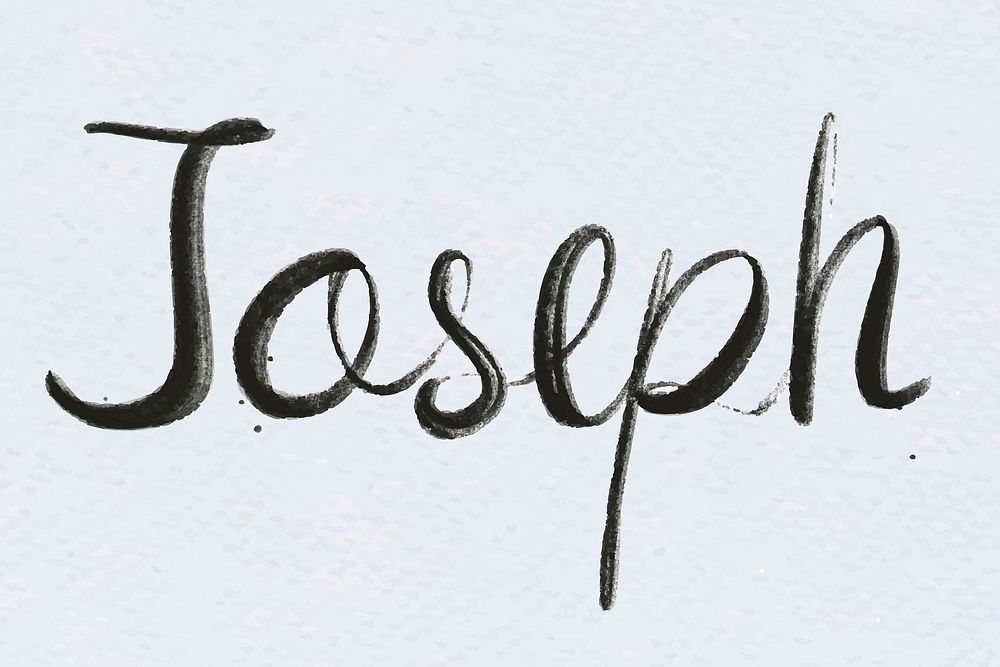 Vector hand drawn Joseph font | Free Vector - rawpixel