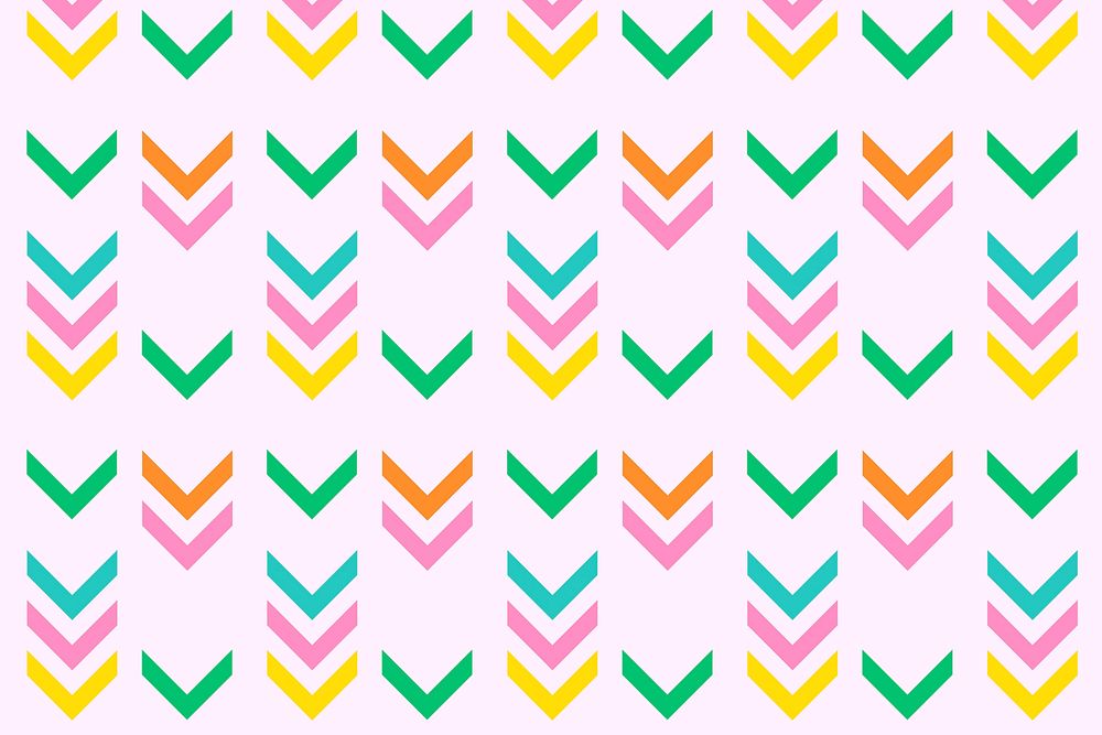Cute background, pink tribal pattern in colorful design
