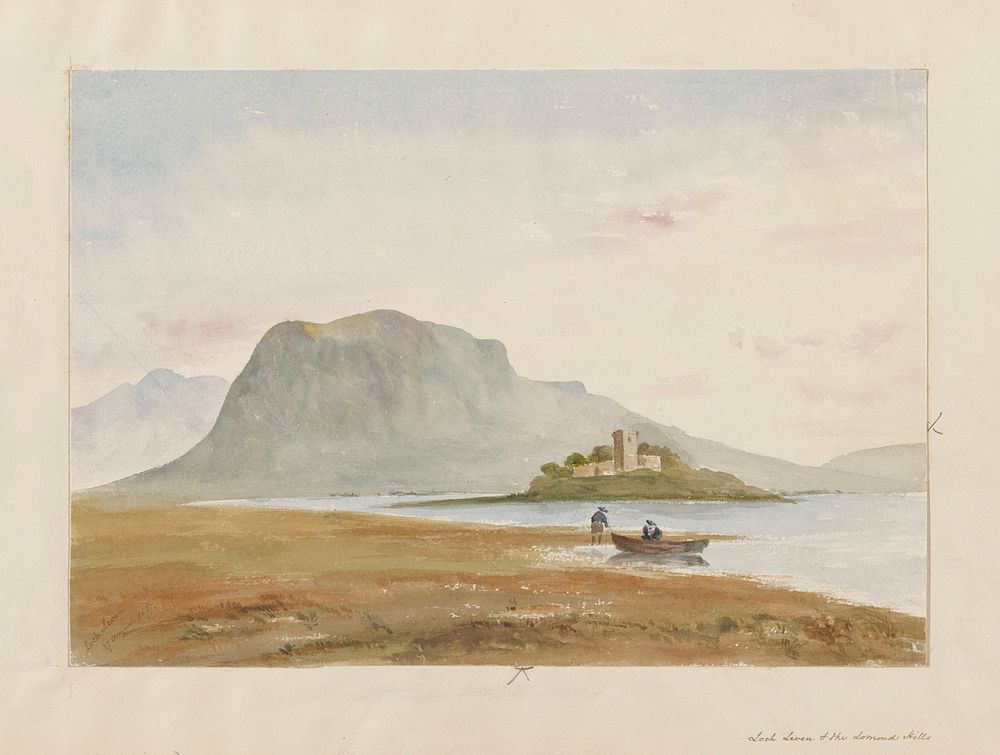 Lock Leven and the Lomond Hills. Original from the Minneapolis Institute of Art.