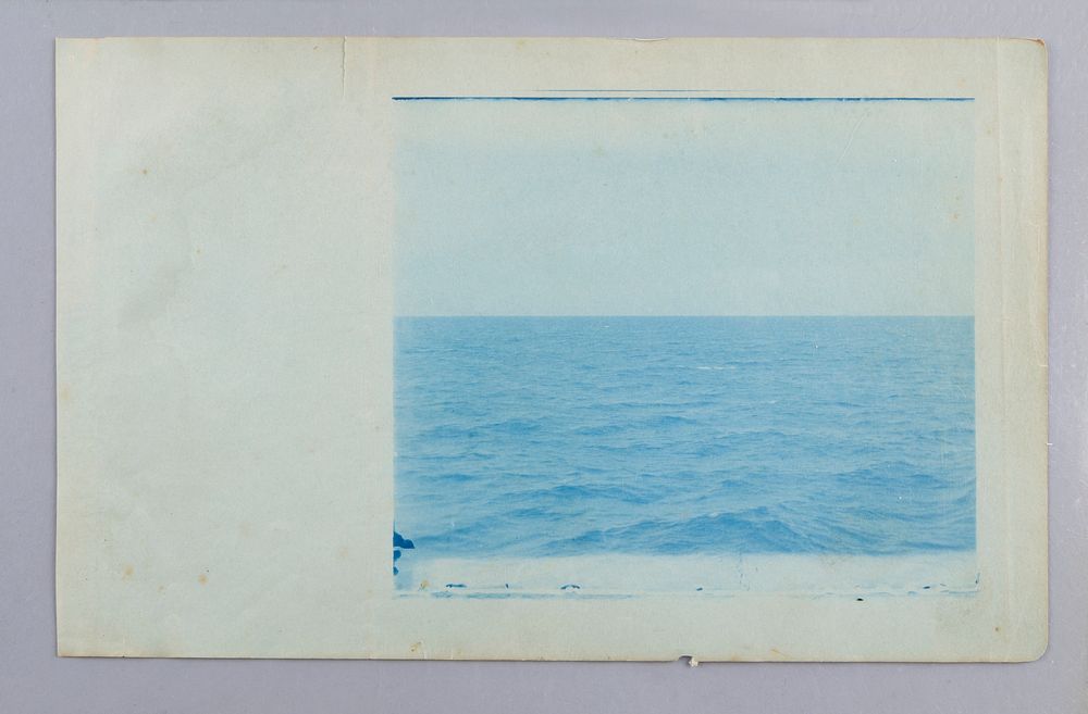 Seascape (c.1910s) photography in high resolution. Original from the Saint Louis Art Museum.