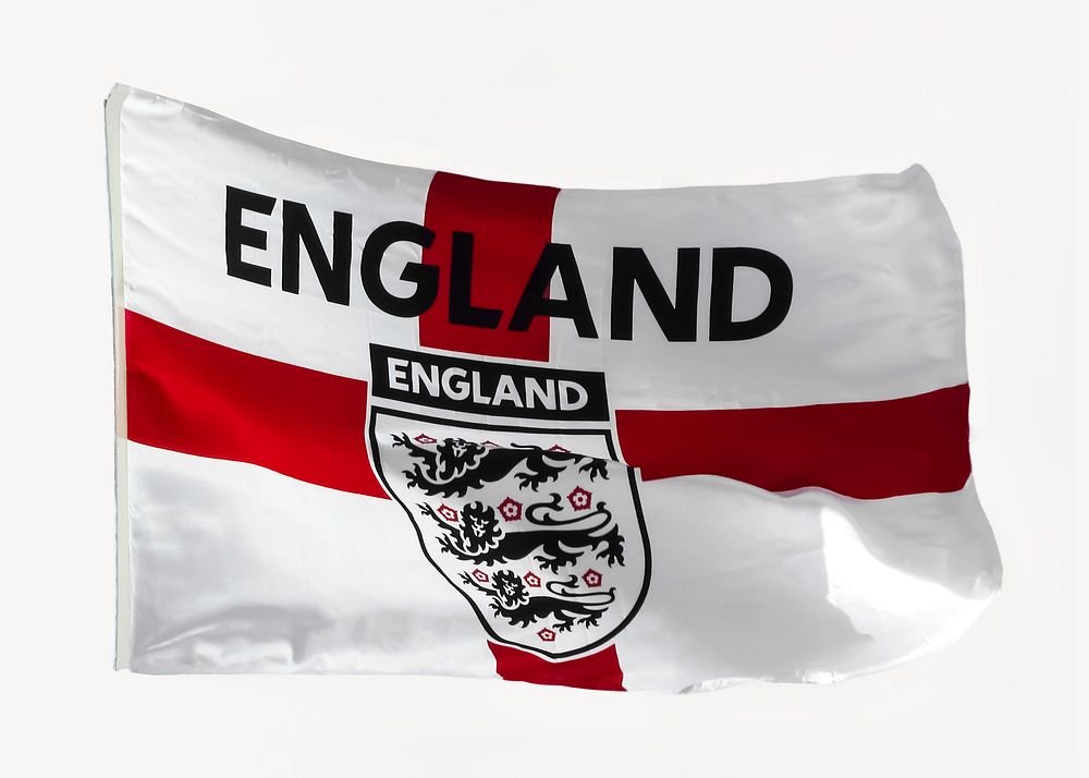 England flag, isolated national symbol image psd