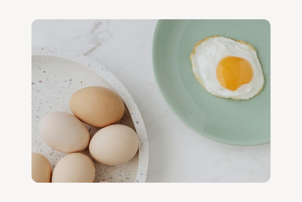 Sunny side up egg, breakfast | Premium PSD - rawpixel