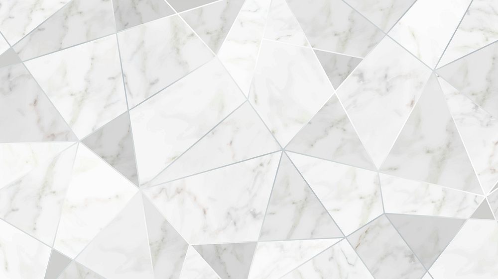 White mosaic marble desktop wallpaper