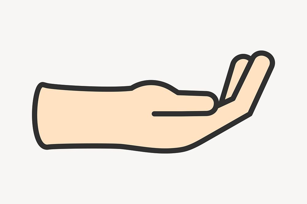 Hand gesture illustration design vector