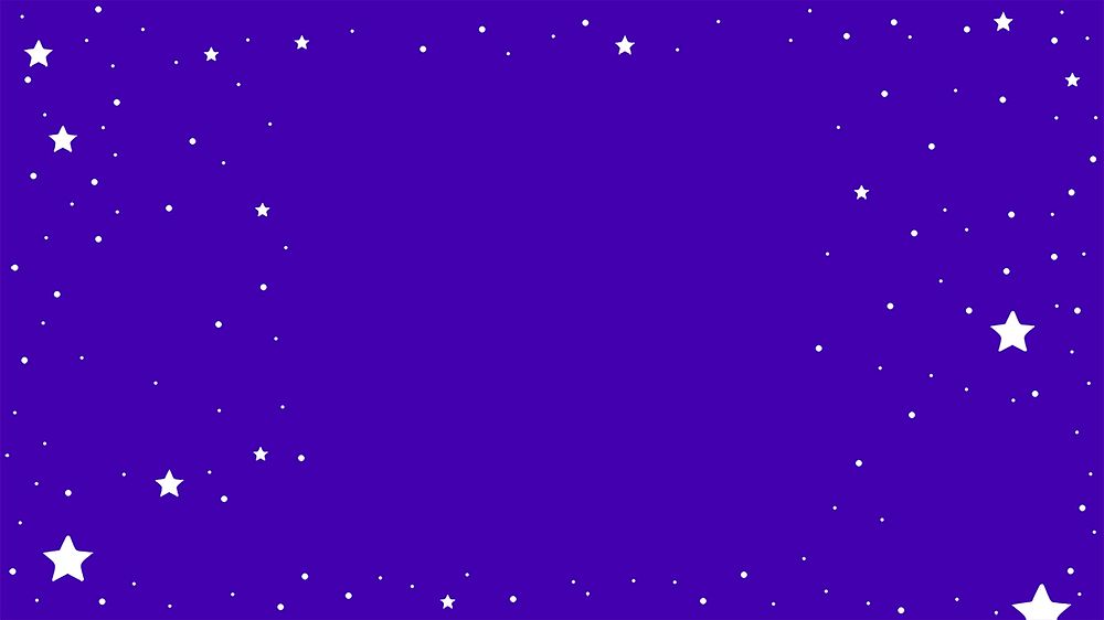 Purple background desktop wallpaper, star design