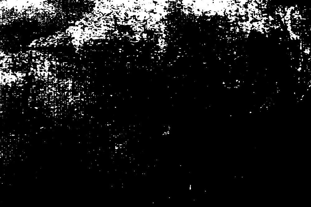 Grunge distressed textured background, black & white design vector