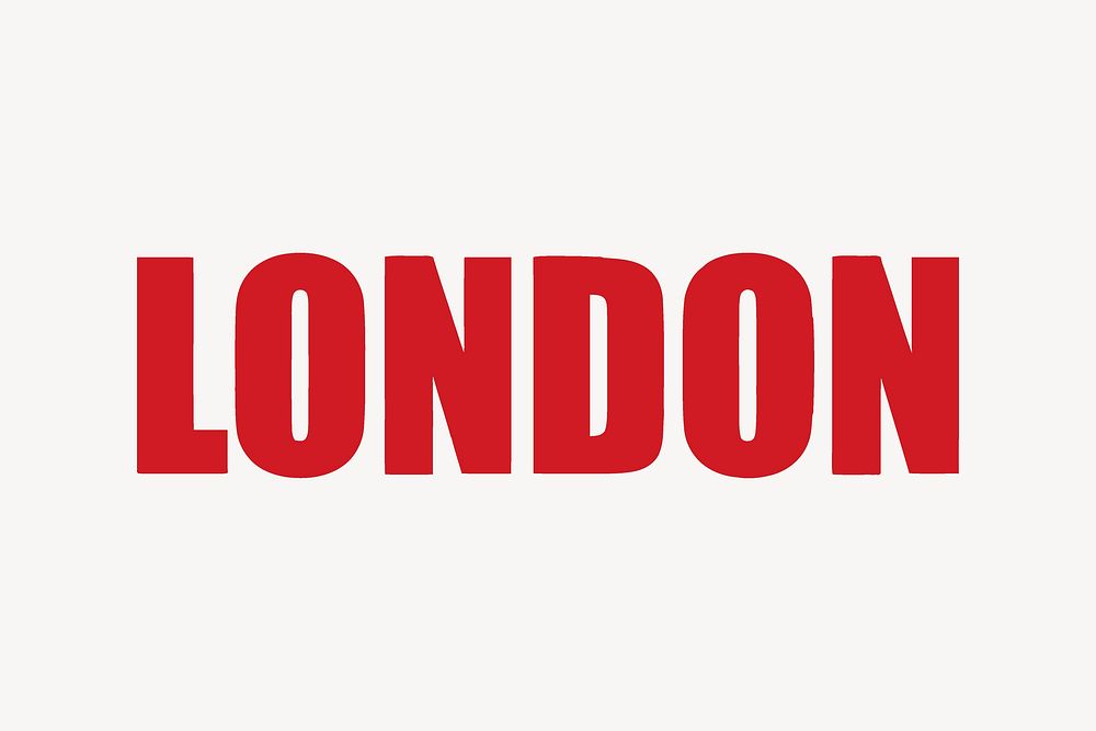 London collage element vector. Free public domain CC0 image.