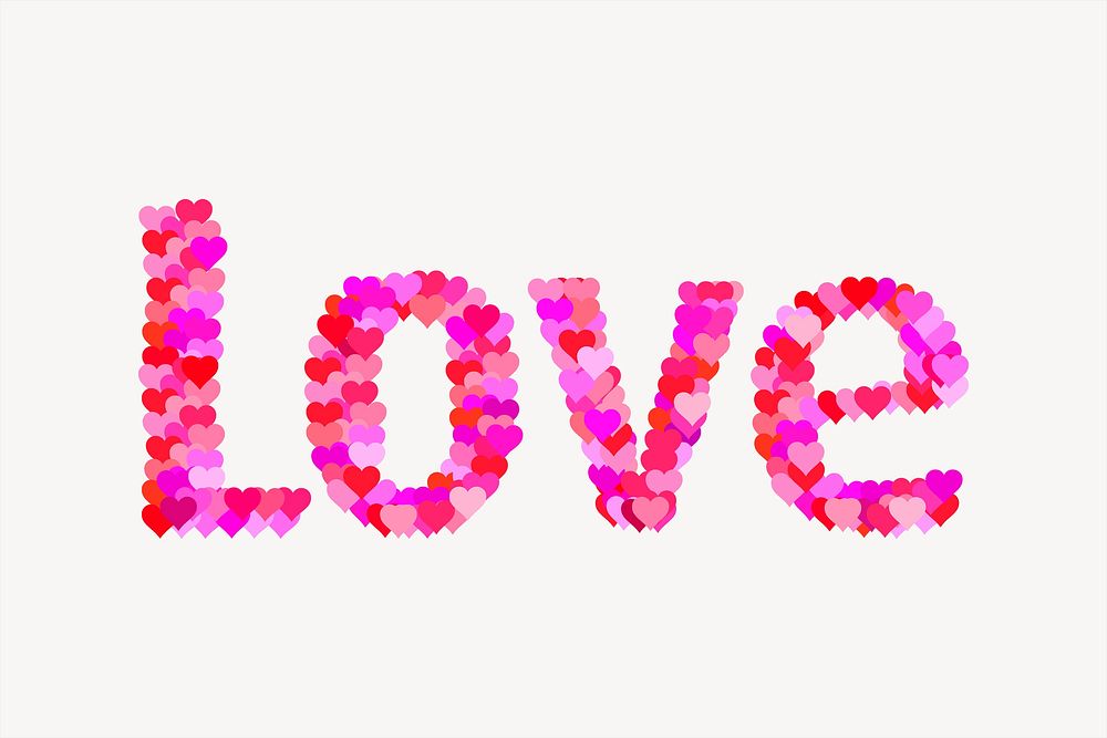 Love letters collage element psd. Free public domain CC0 image.