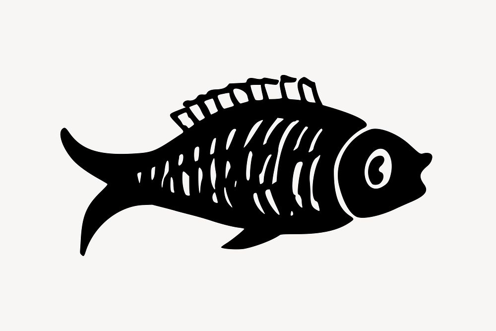 Fish clipart vector. Free public domain CC0 image.