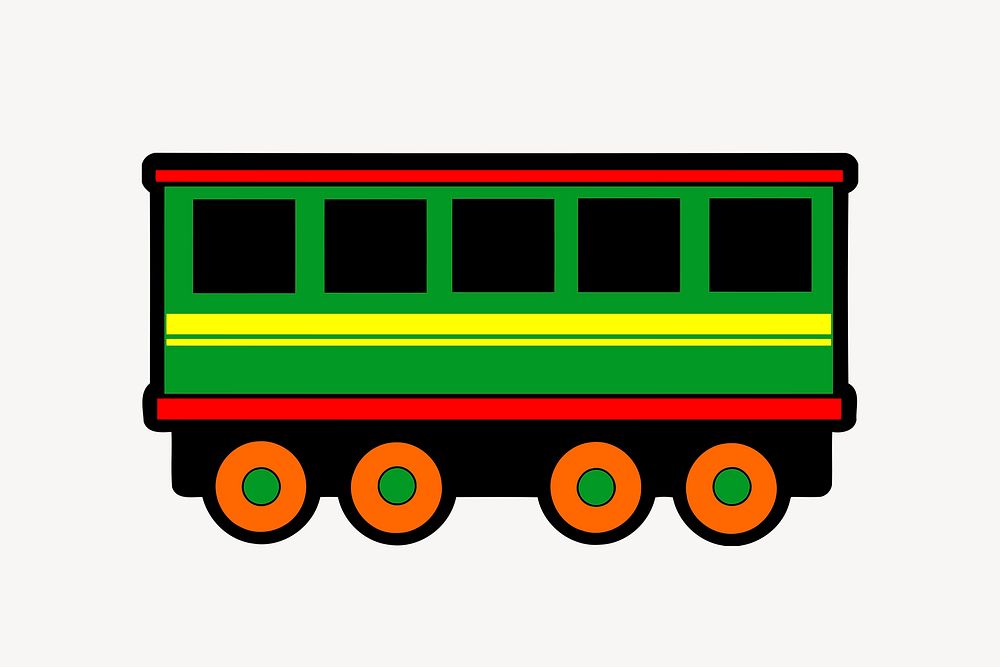 Train clip art psd. Free public domain CC0 image.