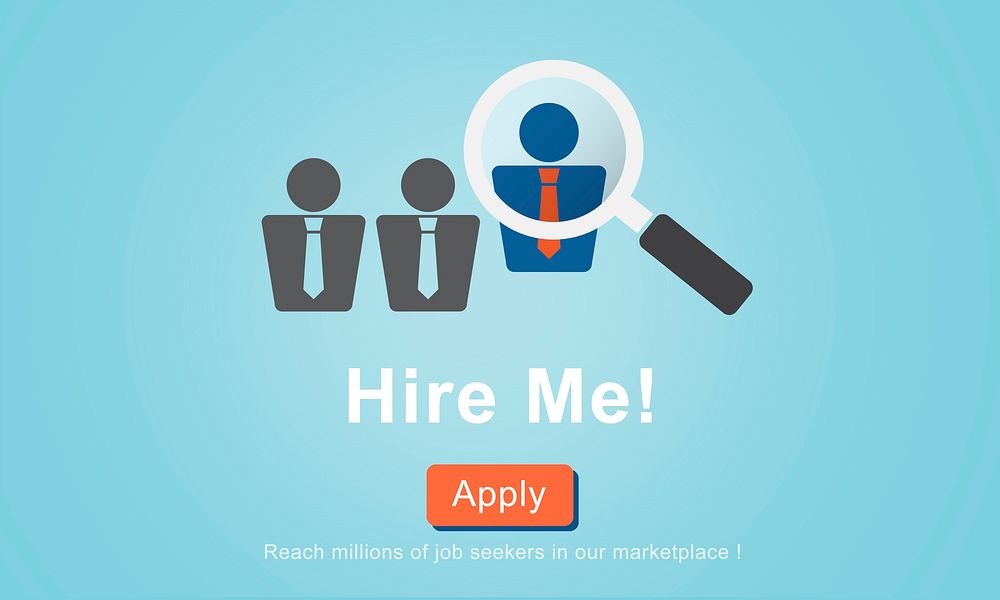 Hire Me Career Employment Hiring Occupation Concept