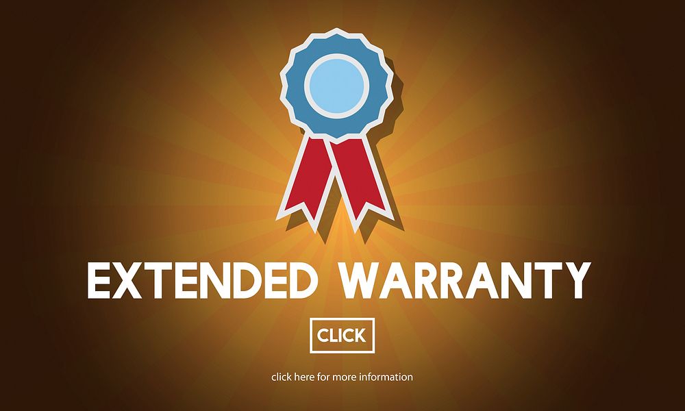 Extended Warranty Guaranteed Quality Safety Service Concept