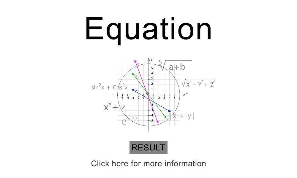Equation Formula Geometry Calculation Concept