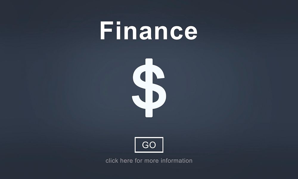 Dollar Sign FInancial Homepage Online Concept