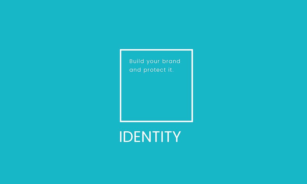Illustration of identity branding business trademark