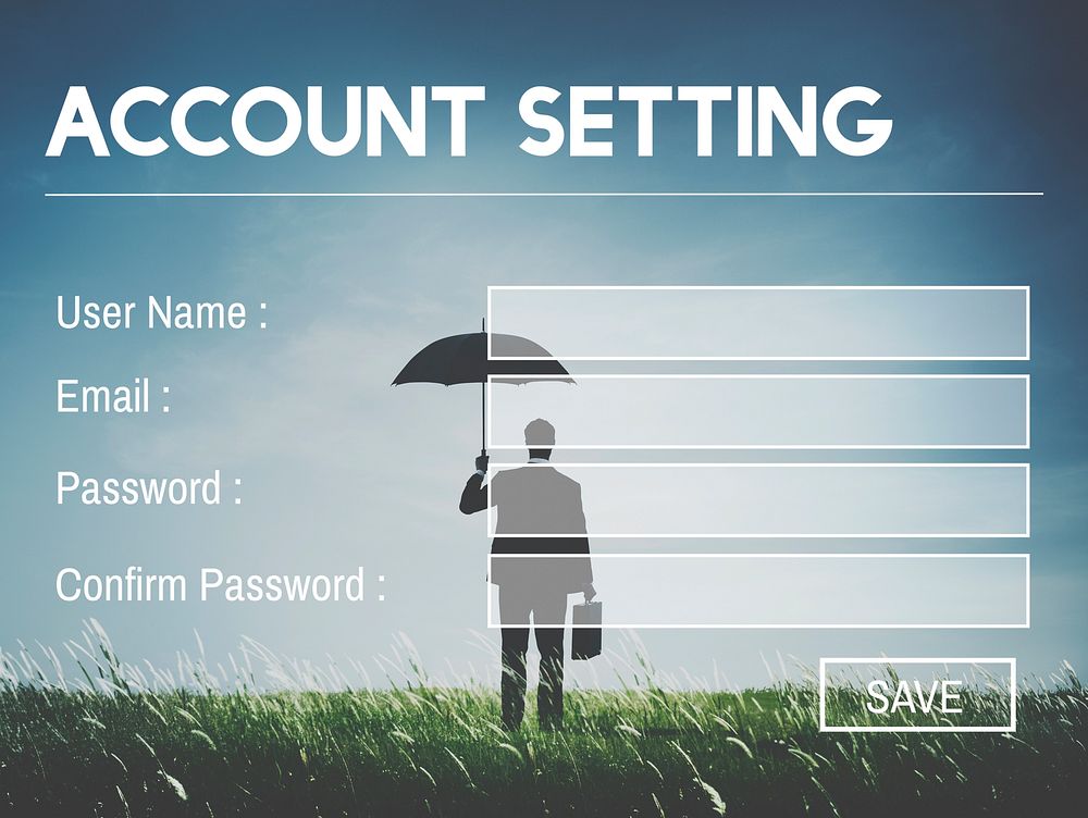 Account Setting Registration Password Log In Privacy Concept