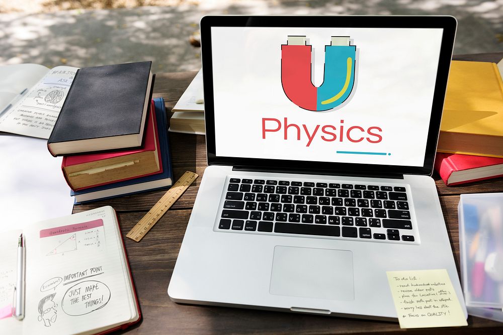 Illustration of science physics magnetic