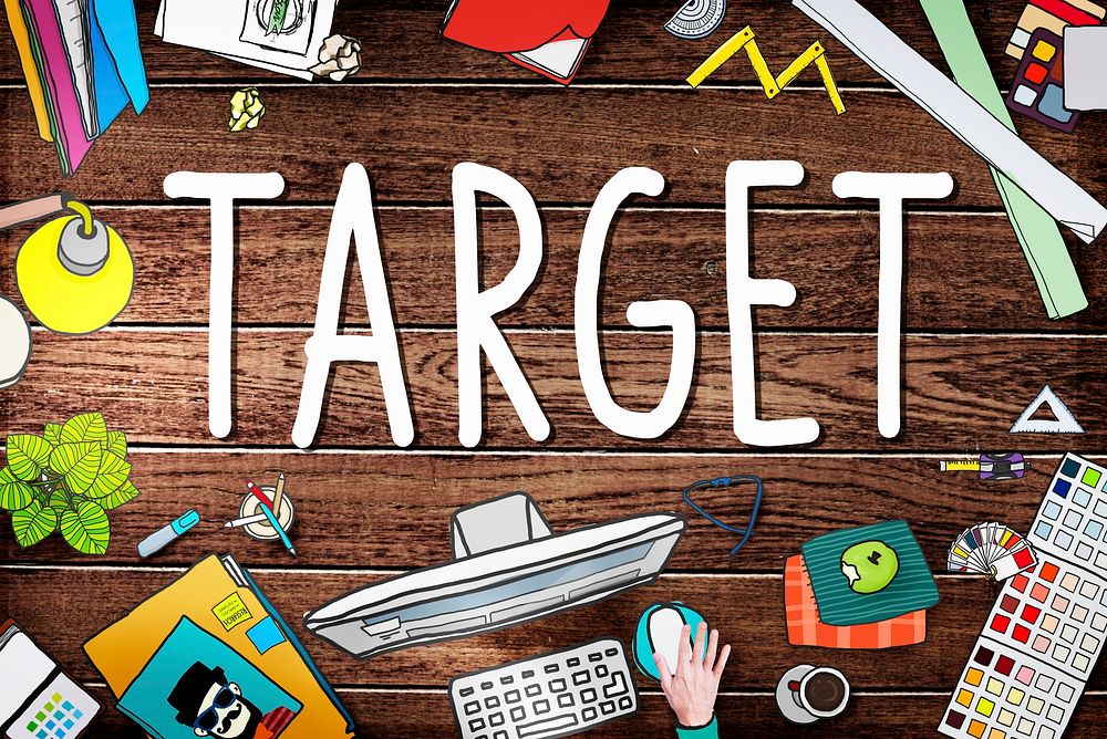 Target Aim Goal Marketing Mission Aspiration Concept
