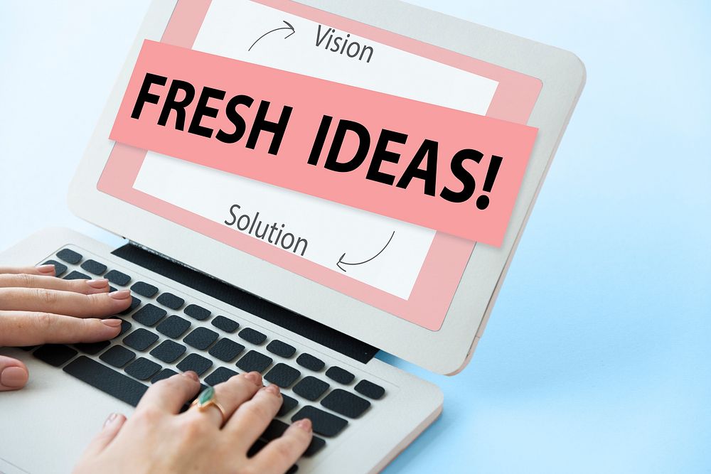 Fresh Ideas Creative Thinking Concept