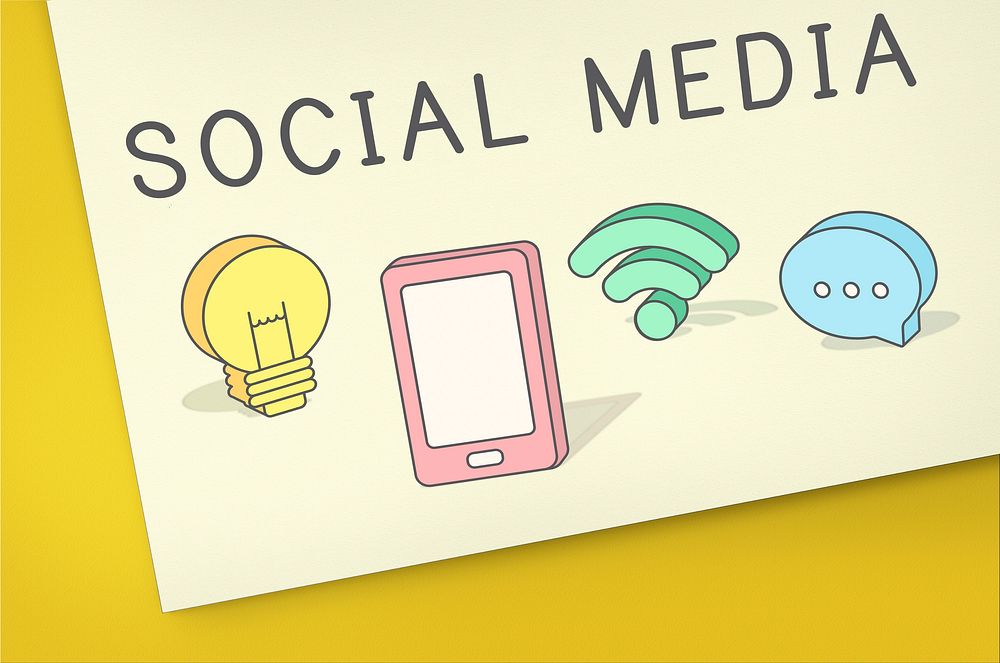 Social Media Online Community Connection Concept