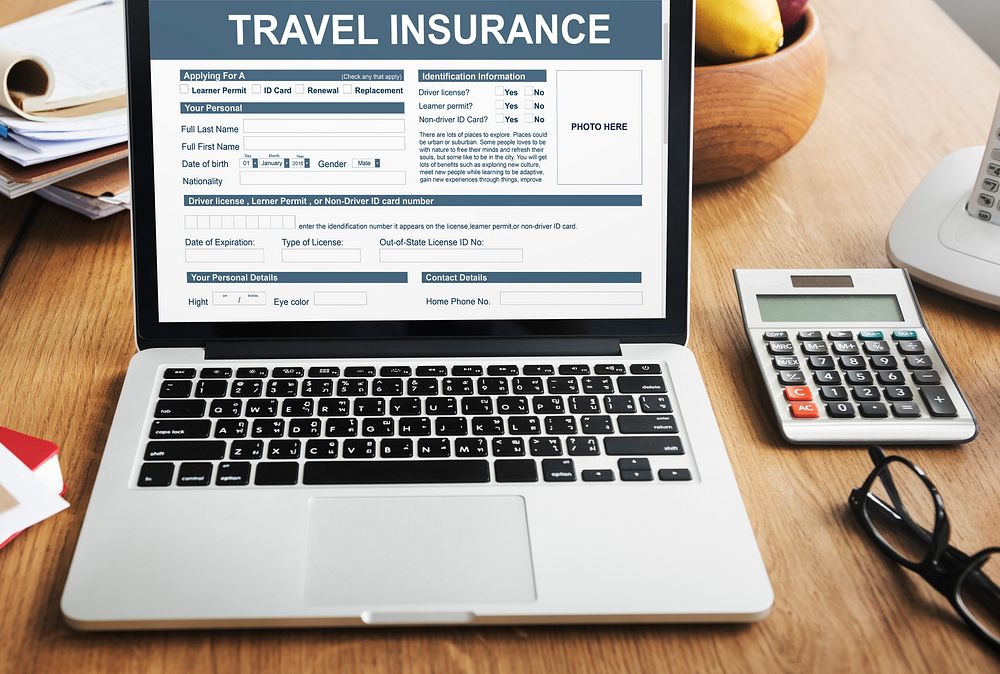 Travel Insurance Form Transportation Concept