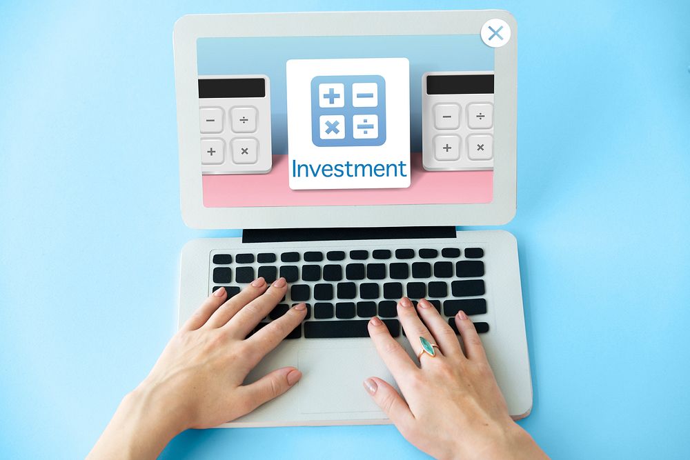 Accounting Banking Investment Budget Calculator Concept