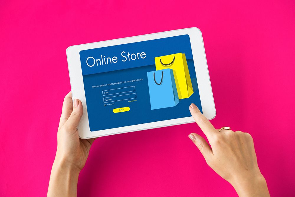 Online Store Add to Cart Payment Purchase Concept
