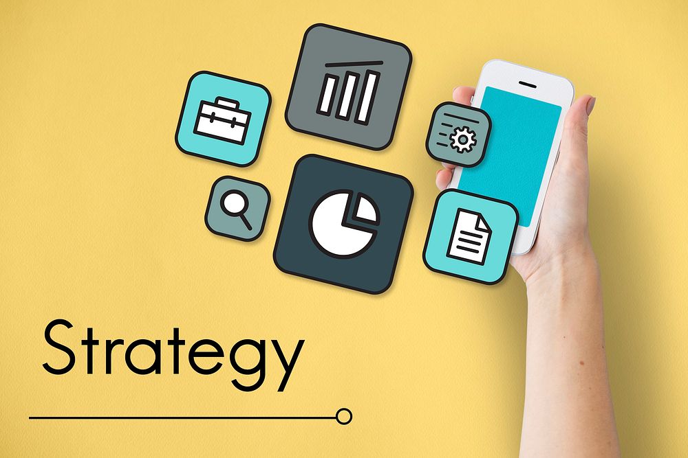 Planning Strategy Marketing Startup Icon