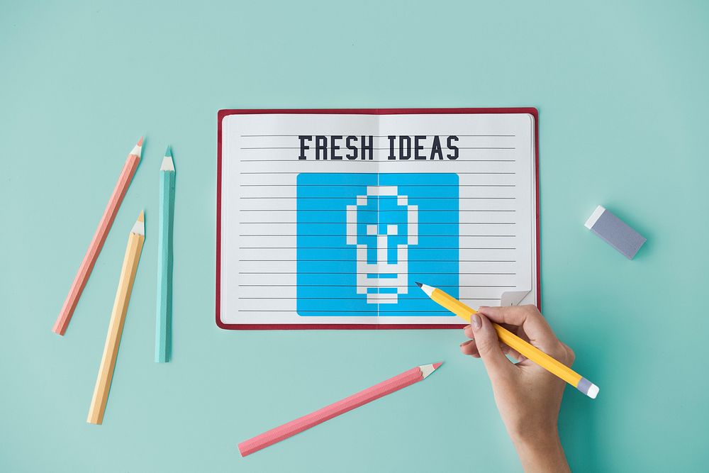 Fresh Ideas Inspire Thinking Vision Graphic Concept