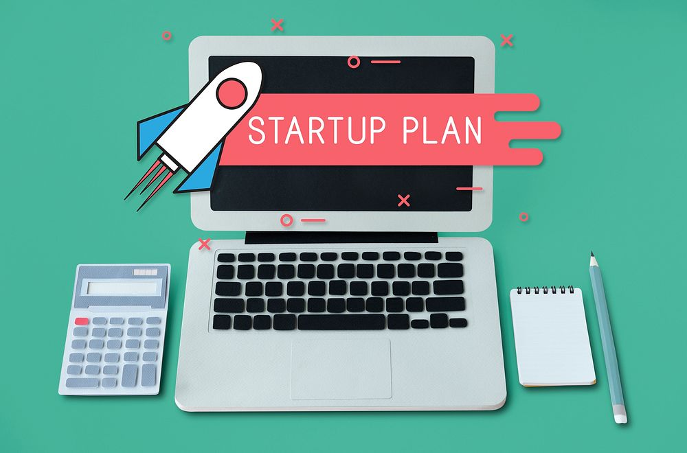 Start Up Business Venture Goals Rocket