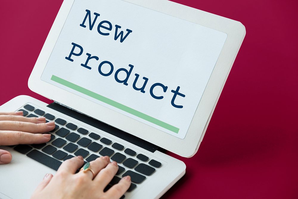 New product business launch word