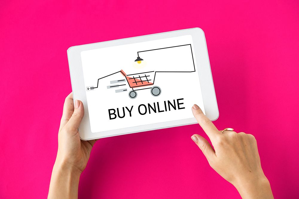 Online Shopping Online Payment Concept