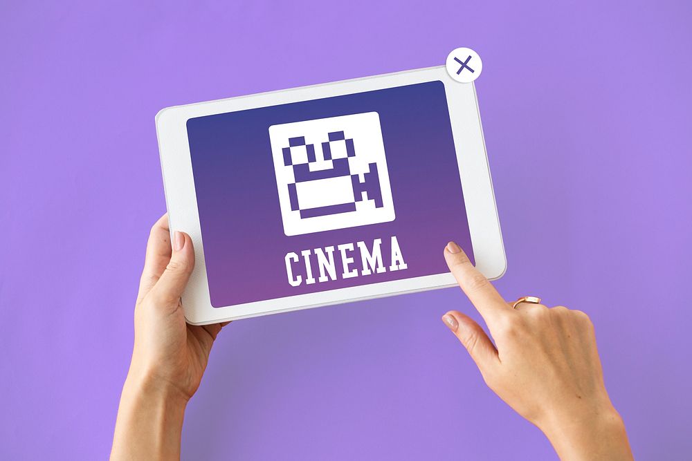 Movie Entertainment Camera Icon Concept