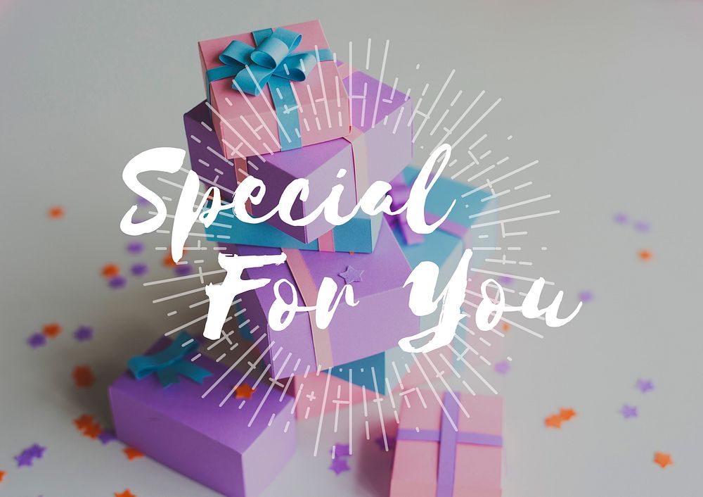Special For You Gift Present Word Graphic