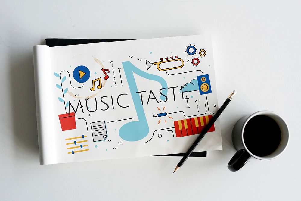 Music Taste Passion Lifestyle Word Graphic