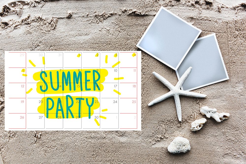 Summer Break Fun Party Banner Concept