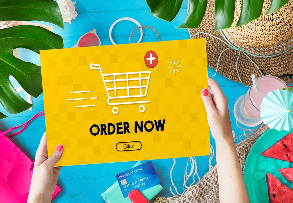 Shopping Online Cart Graphic Purchase Concept