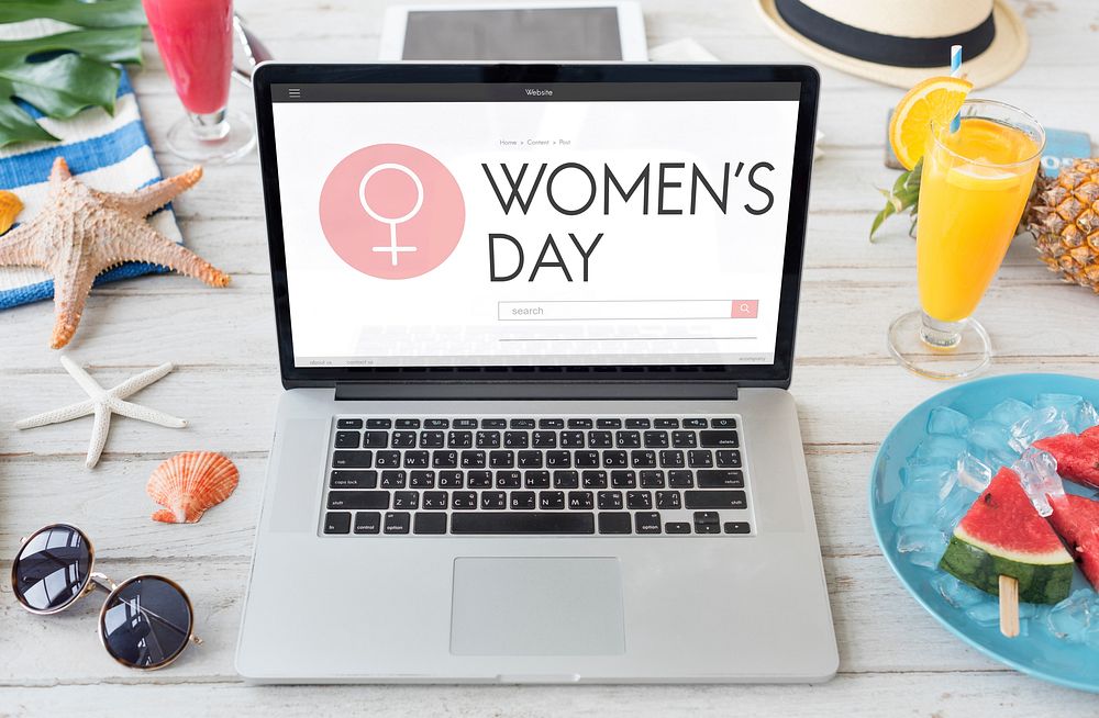Women's Day Symbol Webpage Concept